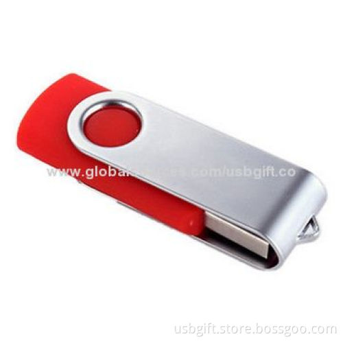 Pop Promotional 2GB Swivel USB with Lanyard and Customized Logo Print